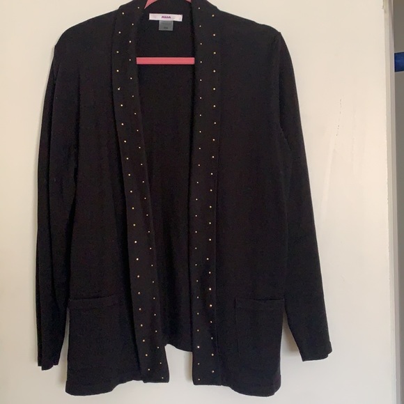 Alia black cardigan. - Picture 2 of 4